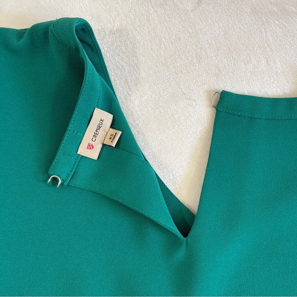 Cremiux Colorblock V-Neck Blouse XS - Picture 7 of 8